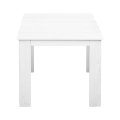 Gardeon Coffee Side Table Wooden Desk Outdoor Furniture Camping Garden White