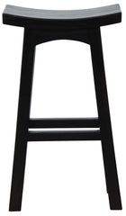Tokyo Wooden Backless Kitchen Bar Stool – Chocolate
