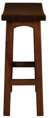 Tokyo Wooden Backless Kitchen Bar Stool – Mahogany