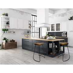 Set of 4 Vintage Tractor Bar Stools Retro Bar Stool Industrial Chairs Black 75cm - BSR