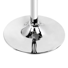 Set of 2 PU Leather Bar Stools ARNE Swivel Bar Stool Kitchen Chairs Black Gas Lift Black - BSR