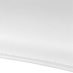 Set of 2 PU Leather Bar Stools - White - BSR