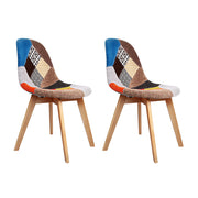 Oxford Fabric Dining Chair Set of 2