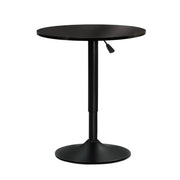 Everton Wooden Bar Table – Black
