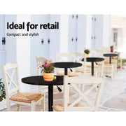 Everton Wooden Bar Table – Black