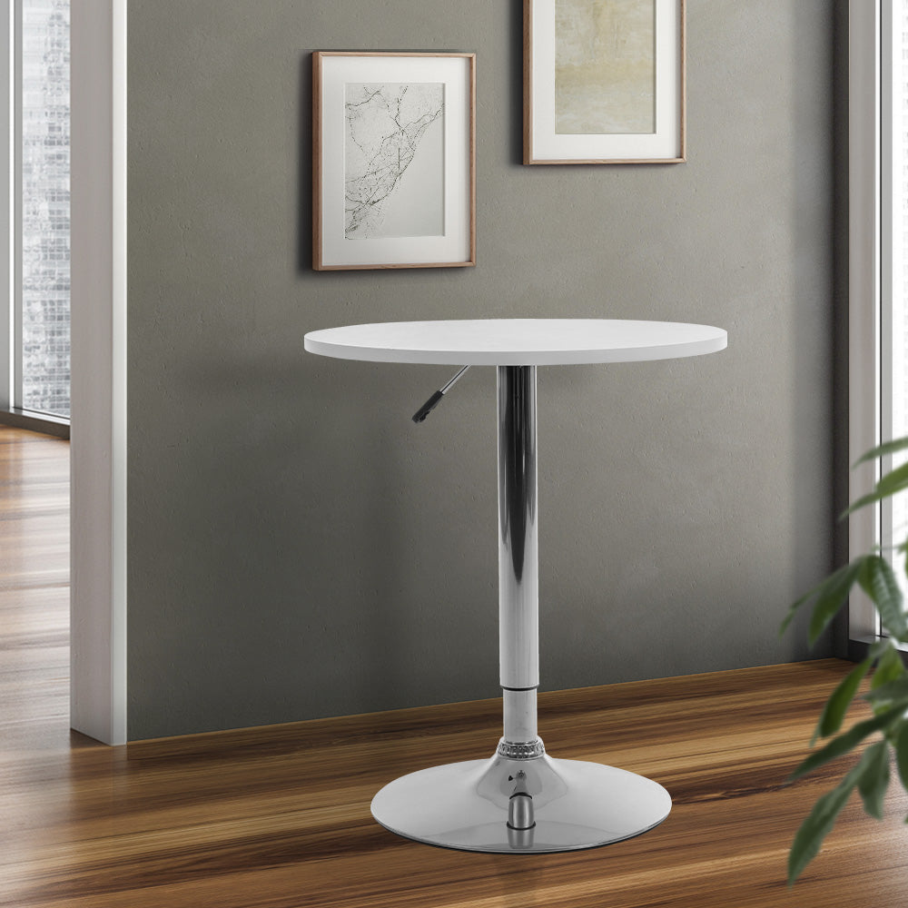 Everton Wooden Bar Table – White