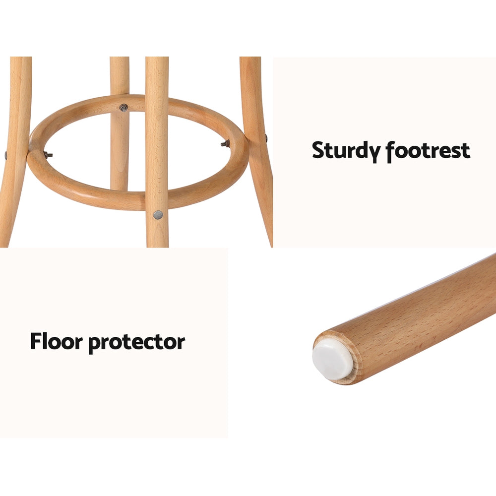 Apri Rattan Bar Stool Set of 2