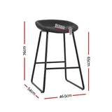 Artiss 4x Bar Stools Kitchen Dining Chairs Counter Stool PU Leather Metal