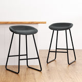 Artiss 4x Bar Stools Kitchen Dining Chairs Counter Stool PU Leather Metal