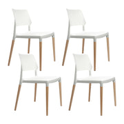 Parker Wooden Dining Chair Set of 4 – White