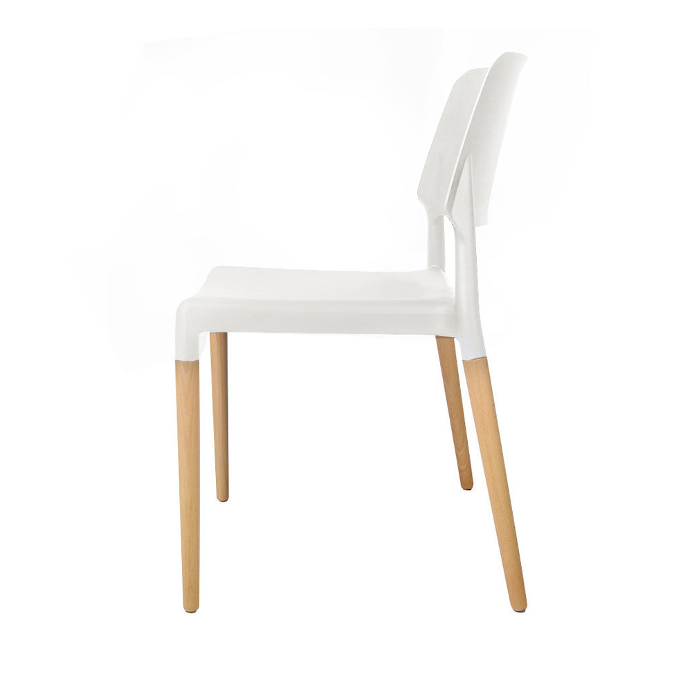 Parker Wooden Dining Chair Set of 4 – White