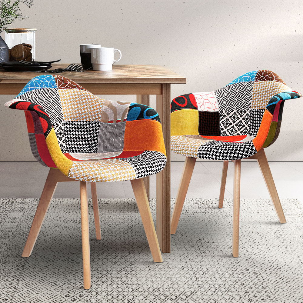 Pavilion Fabric Dining Chair Set of 2