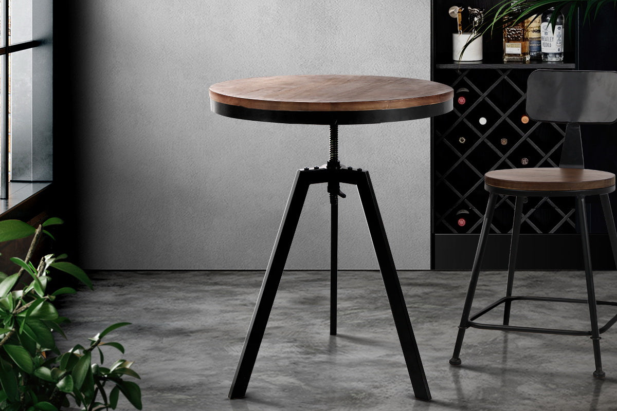 Garnet Bar Table – Brown