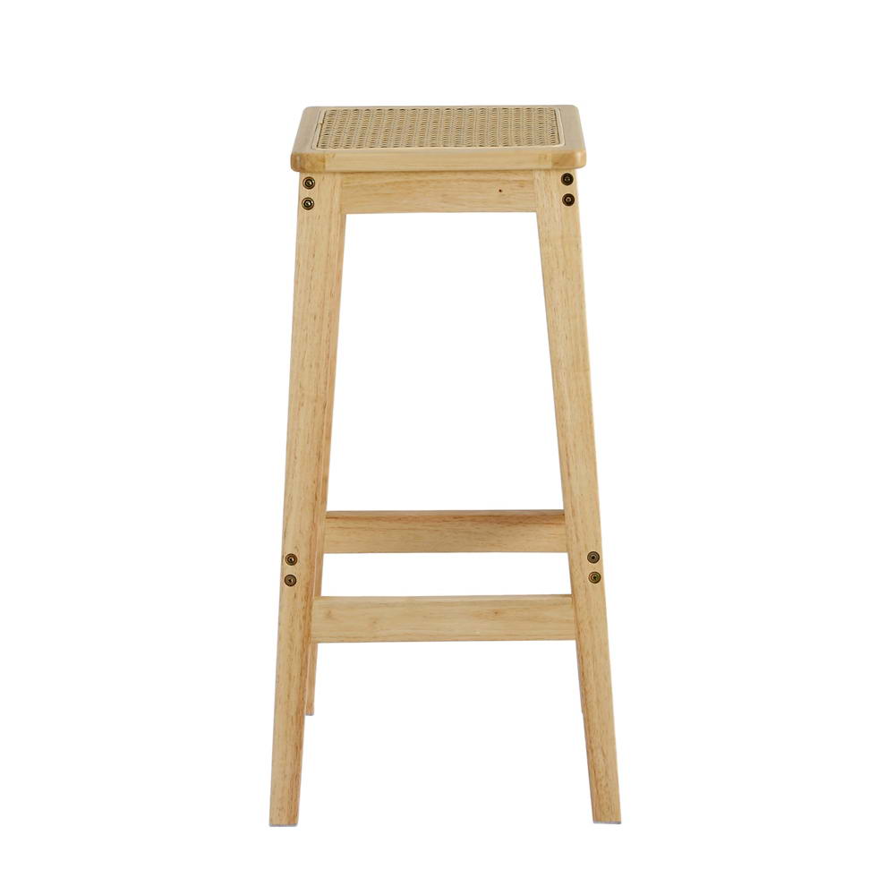 Crawford Rattan Bar Stool Set of 2