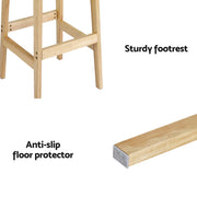 Crawford Rattan Bar Stool Set of 2