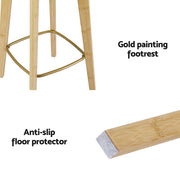 Everton Rattan Bar Stool Set of 4 – Natural — image 5