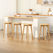 Everton Rattan Bar Stool Set of 4 – Natural — image 7