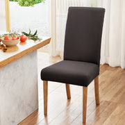Ronan Fabric Dining Chair Cover Set – Dark Grey