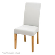 Riley Fabric Dining Chair Cover Set – White