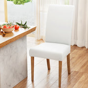 Riley Fabric Dining Chair Cover Set – White