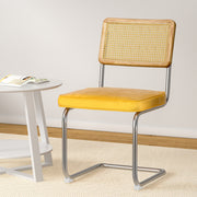 Landon Velvet Dining Chair Set of 2 – Yellow