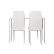 Cobalt Metal Dining Set – White
