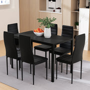 Clyde Metal Dining Set – Black
