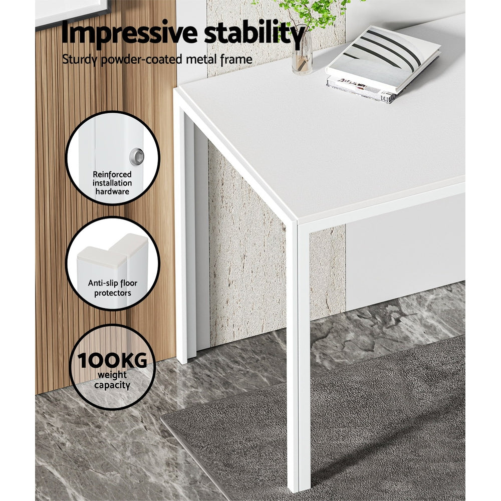 Clifton Metal Dining Set – White