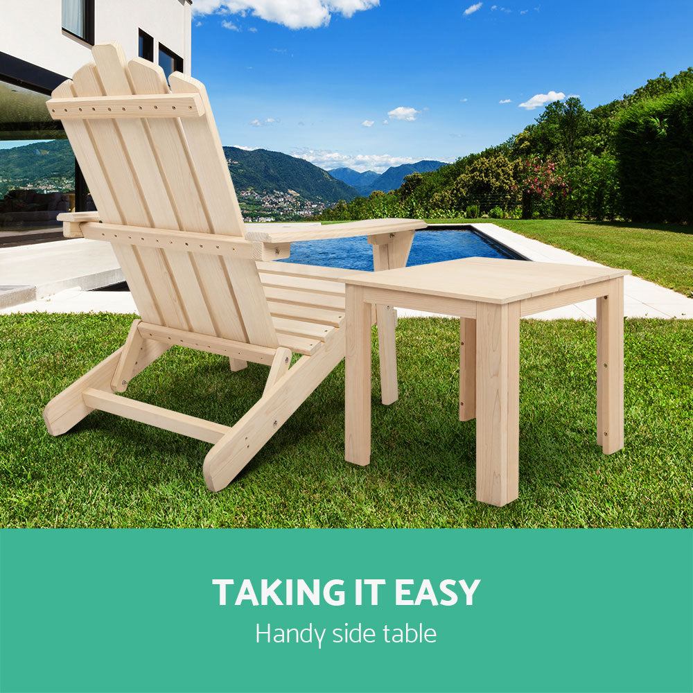 Coffee Wooden Camping Furniture – Natural
