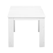 Coffee Wooden Camping Furniture – White