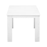 Gardeon Coffee Side Table Wooden Desk Outdoor Furniture Camping Garden White