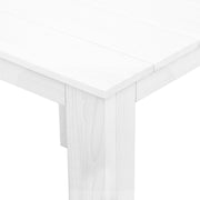 Coffee Wooden Camping Furniture – White