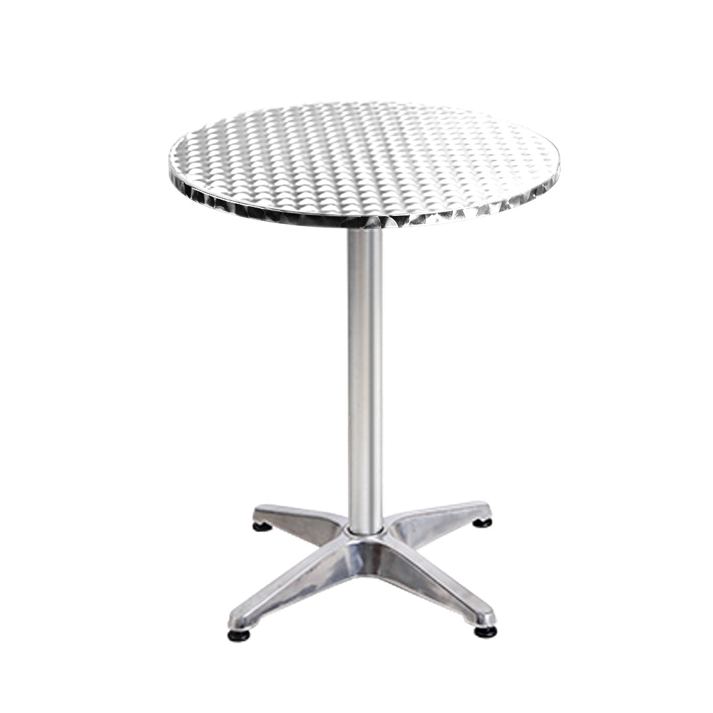 Hendrix Outdoor Bar Table Set of 4 – Silver