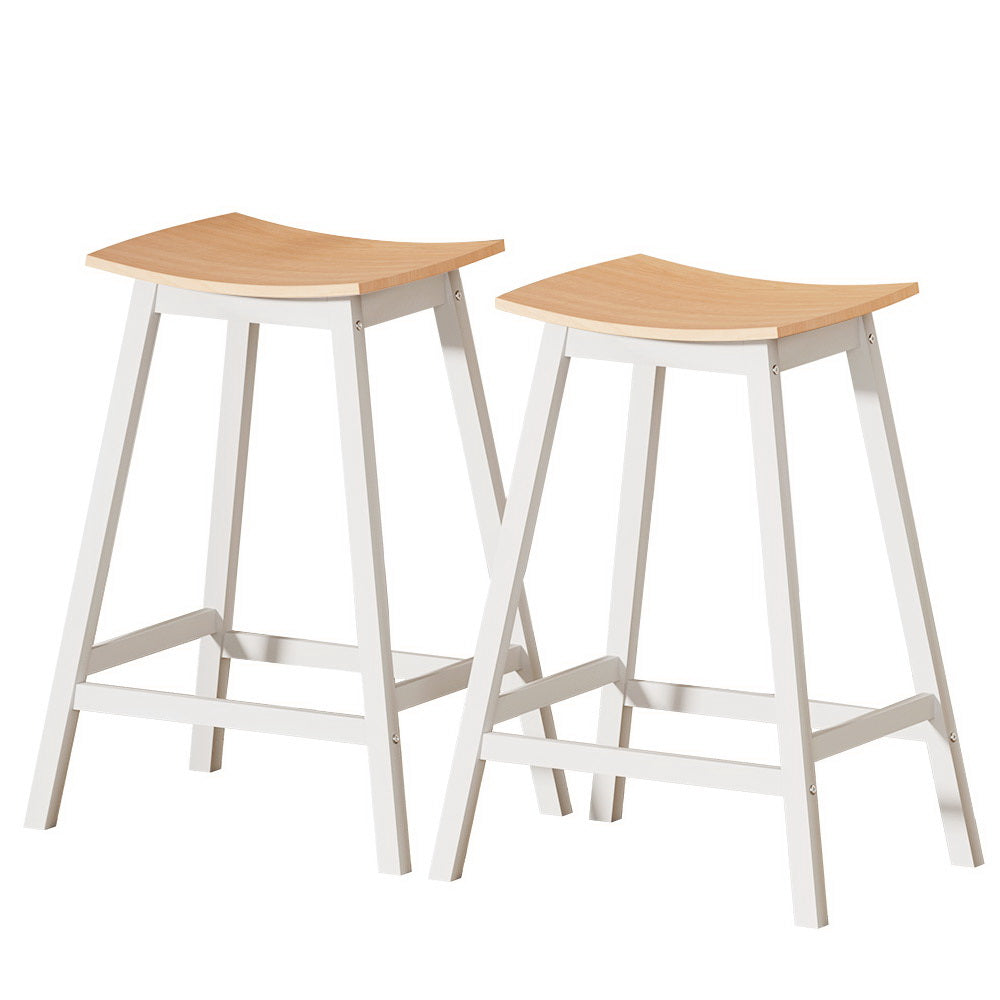 Ari Wooden Bar Stool Set of 2
