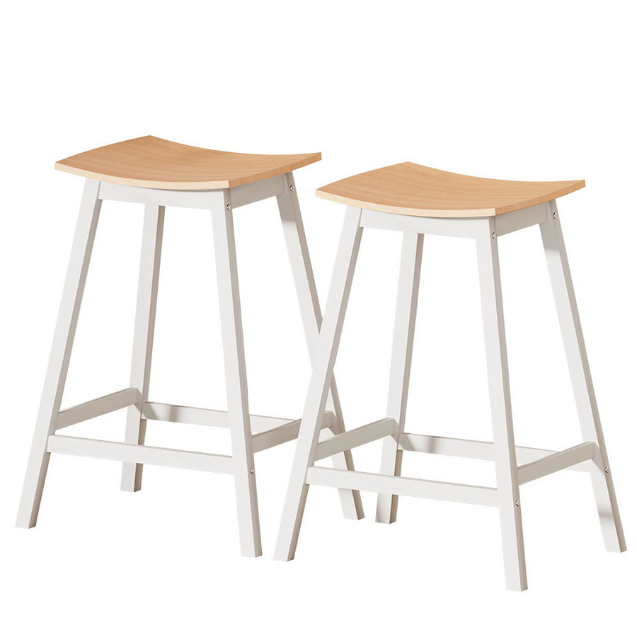 Ari Wooden Bar Stool Set of 2