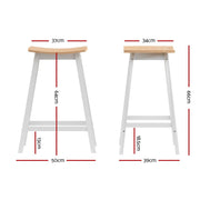 Ari Wooden Bar Stool Set of 2