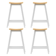 Ari Wooden Bar Stool Set of 4 – White