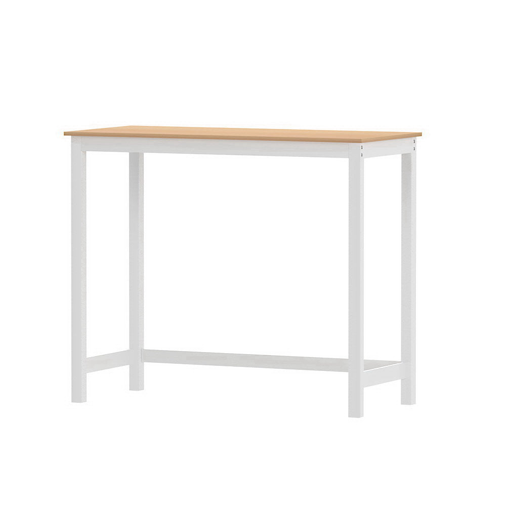 Ari Wooden Bar Table – White