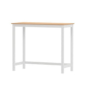 Ari Wooden Bar Table – White