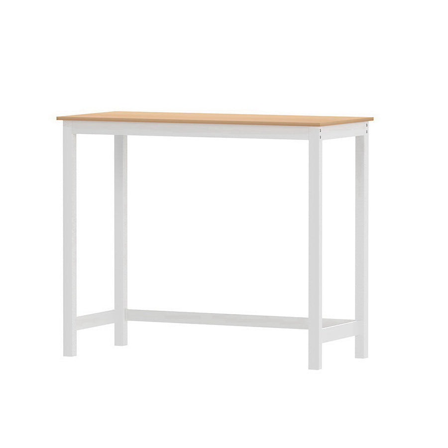 Ari Wooden Bar Table – White