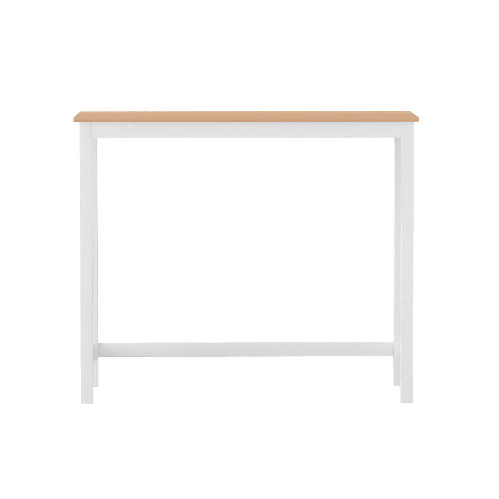 Ari Wooden Bar Table – White