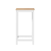 Ari Wooden Bar Table – White