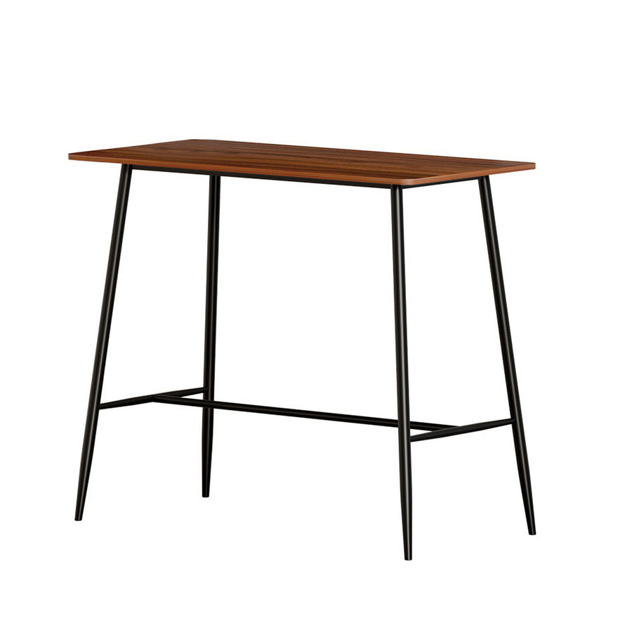 Halle Metal Bar Table – Black