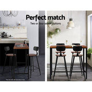 Alex Metal Bar Stool Set of 4 – Brown
