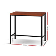 Alex Bar Table – Brown