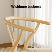 Locke Rattan Dining Chair Set of 2 – Natural