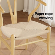 Locke Rattan Dining Chair Set of 2 – Natural