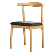 Roscoe PU Leather Dining Chair – Black
