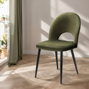 Kieran Velvet Dining Chair Set of 2 – Green