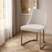 Knox Fabric Dining Chair Set of 2 – Beige